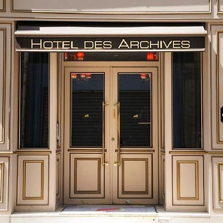 Hotel Des Archives Paris Exterior foto