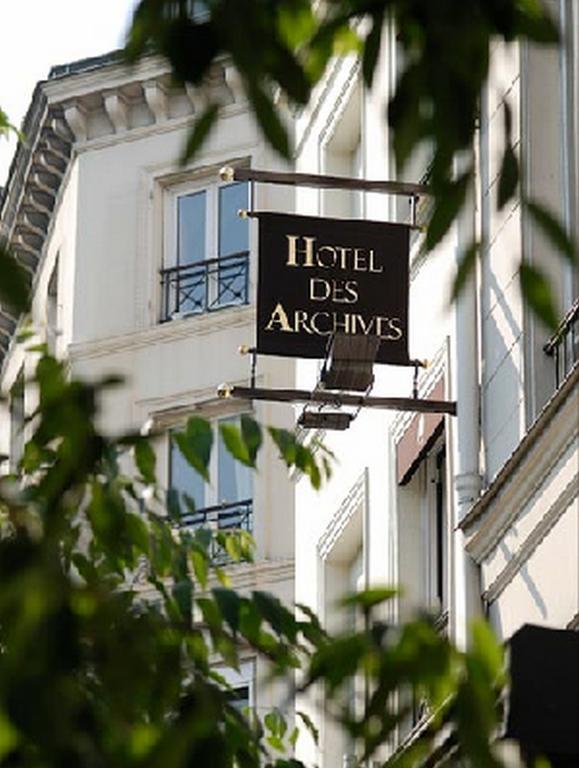 Hotel Des Archives Paris Exterior foto
